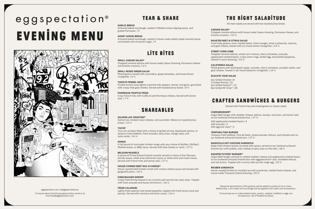 Menu Design Company