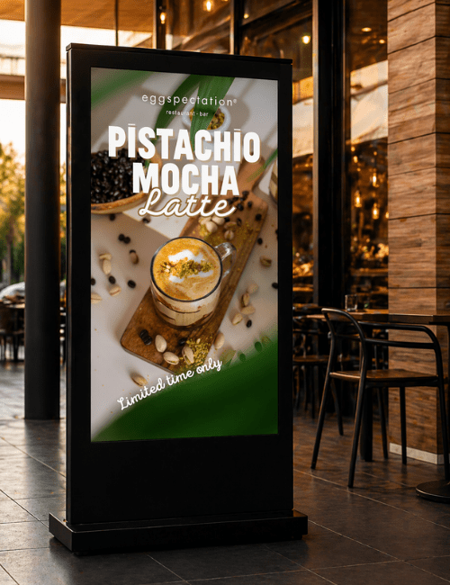 restaurant tv slides design