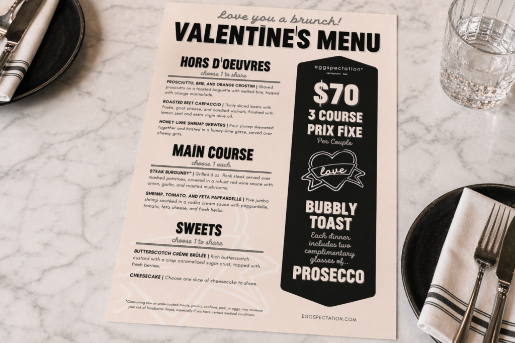 restaurant menu design